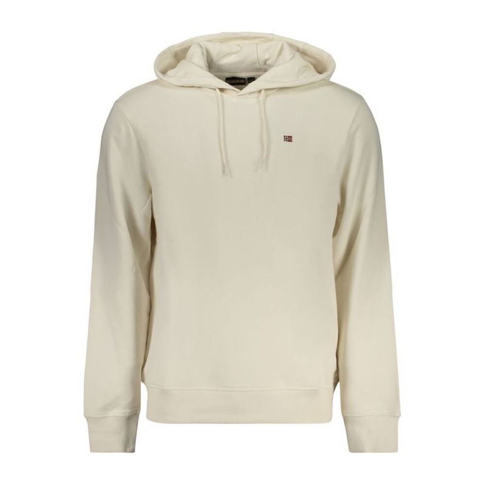 Napapijri White Cotton Men's Men's Sweatshirt